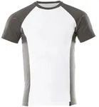 MASCOT Potsdam T-Shirt Wei&szlig; / Dunkelanthrazit XS - 50567-959-0618-XS - Wei&szlig; /