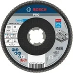 Bosch PRO F&auml;cherschleifscheibe X571 Best for Metal, gewinkelt, Fiber - 2608619201