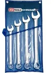 KS Tools CHROMEplus Ringmaulschl&uuml;ssel-Satz, abgewinkelt, 4-tlg - 518.0644