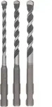 Bosch Mehrzweckbohrer-, Universalbohrer-Set, 3-teilig, SDS quick, 5,5 - 7 mm -