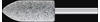 PFERD CAST EDGE Schleifstift Spitzbogen für Grau-und Sphäroguss 30500 RPM 50 -