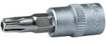 KS TOOLS 1/4" Bit-Stecknuss Torx mit Stirnlochbohrung - 911.1464