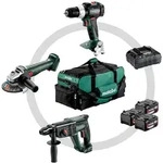 Metabo Akku Combo Set 3.1 18 V SB 18 LT BL + W 18 L 9-125 Quick + KH 18 LTX 24 -