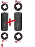 KS Tools 1/2" Spezial-Alu-Felgen-Kraft-Stecknuss-Satz f&uuml;r Ford, 18,5 / 19,5 /...