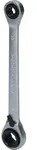 Brilliant Tools 4 in 1, Doppel-Ratschenringschl&uuml;ssel, 10 x 13, 17 x 19 mm - BT013901