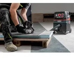 Metabo Akku-Winkelschleifer W 18 L 9-125 Quick Set mit Schnellspannmutter, mit 3