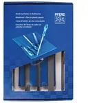 PFERD TOOLS Werkstattfeilen-Set WRU 5-tlg. in Rolltasche Hieb 2 universell zum