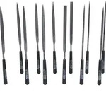 KS Tools Nadelfeilen-Satz mit Kunststoffheft, 12-tlg - 140.3050