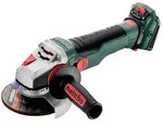 Metabo Akku-Winkelschleifer WVB 18 LTX BL 15-125 Quick mit Bremse, Drehzahlregelung,