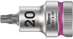 Wera 8767 B HF TORX Zyklop Bitnuss mit 3/8"-Antrieb, mit Haltefunktion Pink -