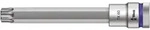 Wera 8767 C HF TORX Zyklop Bitnuss mit 1/2"-Antrieb mit Haltefunktion Violett -