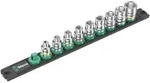 Wera Nuss-Magnetleiste B Imperial 1 Zyklop Steckschl&uuml;sseleinsatz-Satz, 3/8"-Antrieb,