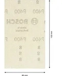 Bosch EXPERT Netzschleifblatt M480, 80 x 133mm, 10 St&uuml;ck, K400 - 2608900742