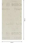 Bosch EXPERT M480 Schleifnetz f&uuml;r Schwingschleifer, 93 x 186mm, 50-tlg., K150 -