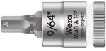 Wera 8740 A HF Zyklop Bitnuss + 1/4"-Antrieb + Haltefunktion f&uuml;r