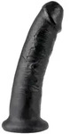 King Cock Realistischer Dildo 23 cm mit Saugnapf - Black