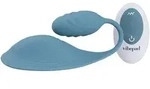 Vibepad Mini Auflegevibrator mit Liebeskugel - Blau