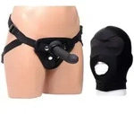 Master Series Mistress FemDom Pegging-Set 14,5 cm - Schwarz