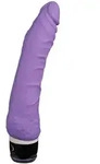 Seven Creations Waterproof Silicone Dildo Vibrator Purple 21 cm - Lila