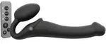 Strap-On-Me Strap-On-Me Vibrierender biegsamer Strap-On - Black - XL
