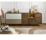 Sideboard Mango 240x45x85 braun ge&ouml;lt CHICAGO #106