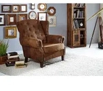Ohrensessel 102x93x102 braun CHESTERFIELD