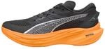 Puma Deviate Nitro 3 Schwarz Orange AW25, Gr&ouml;&szlig;e 44 - EUR