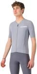 Castelli Premio Evo Kurzarmtrikot Grau Vortex, Gr&ouml;&szlig;e L