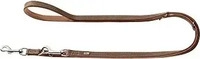 Hunter Verstellbare F&uuml;hrleine Porto L max. 200 cm, B 1,5 cm Ockerbraun Tabak/Cognac