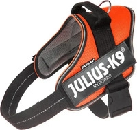 Julius-K9 IDC Powair Geschirr mit Logofeld, Orange L