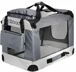 Cadoca Hundetransportbox XXL 90 x 61 x 65cm grau