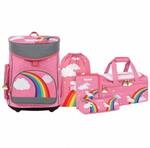 MUWO "Lil Unicorn " Kinder Schulranzen Set 5-tlg. 132891315-132891308