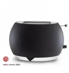 Bugatti Romeo schwarz matt 2-Scheiben-Toaster in extravagantem Design