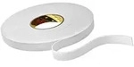 3M Doppelseitiges PE-Schaumstoff-Klebeband mit Acrylat-Klebstoff 9515W, Wei&szlig;,...