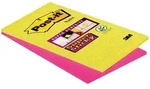 3M Post-it Super Sticky Notes 5845SSEU, 127 mm x 203 mm, neongr&uuml;n, ultrapink, 2