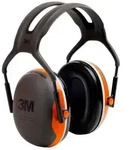 3M PELTOR Kapselgeh&ouml;rschutz, X4A-OR Kopfb&uuml;gel, orange, SNR = 33 dB