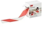 3M Absperrband, rot-wei&szlig;, nicht klebend, 70mm x100m, 596615, 24Rollen = 1 Karten/VE