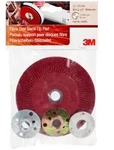 3M Hochleistungs-St&uuml;tzteller, rot, 125 mm, M14, gerippt, sehr hart #64861