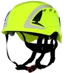 3M SecureFit Schutzhelm, X5014V-CE, neongr&uuml;n, bel&uuml;ftet, reflektierend, CE