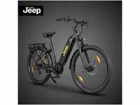 Jeep E-Bikes Jeep SUV E-Bike ULM 7000, Laufräder 27,5 x 2,4 Zoll, Shimano 7-Gang