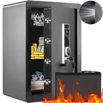 VEVOR Safe Tresor 62 L, M&ouml;beltresor mit Feuerfester Geldtasche, Passwort &