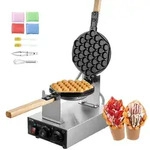 VEVOR kommerzielles Bubble Waffeleisen, Eierpfannkuchenmaschine 1400 W, Waffel...