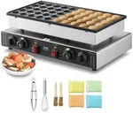VEVOR Mini-Pfannkuchenmaker kommerzielle Dutch mini Pfannkuchen Maschine, 50...