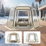 VEVOR Pop-up-Bubble-Zelt, 305 x 275 x 220 cm, transparentes Campingzelt,