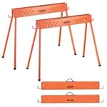 VEVOR Unterstellbock, 2er-Pack Arbeitsb&ouml;cke, S&auml;gebock 300 kg, Ger&uuml;stbock mit