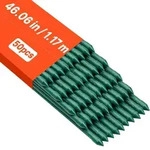 VEVOR Rankhilfe, 50er-Pack, Pflanzstab ⌀11x1170 mm, kunststoffbeschichtete