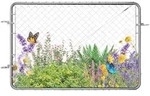 VEVOR Gartent&uuml;r, 183x122 cm, verstellbares Maschendrahtzauntor, passend f&uuml;r