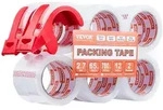 VEVOR Transparentes Packband, 76,2 mm Kern, 12er-Set 47,8 mm x 59,436 m