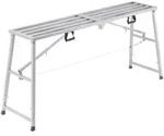 VEVOR Arbeitsplattform 900-1500 mm, zusammenklappbare Trittleiter aus legiertem