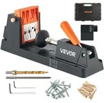 VEVOR Pocket Hole Jig, 12,7 bis 38,1mm, Schr&auml;gloch Positionierer,
